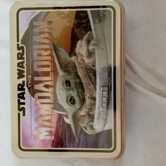 2 card set The Mandalorian Grogu Special Edition tin Star Wars nib - Picture 1 of 2